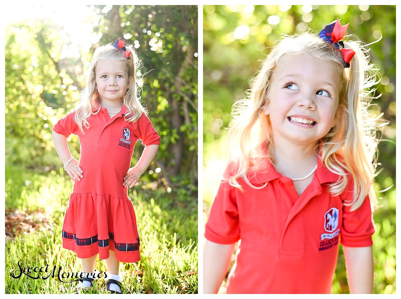 Back-to-School with Avery at Grandview Prep School - Boca Raton Photographer