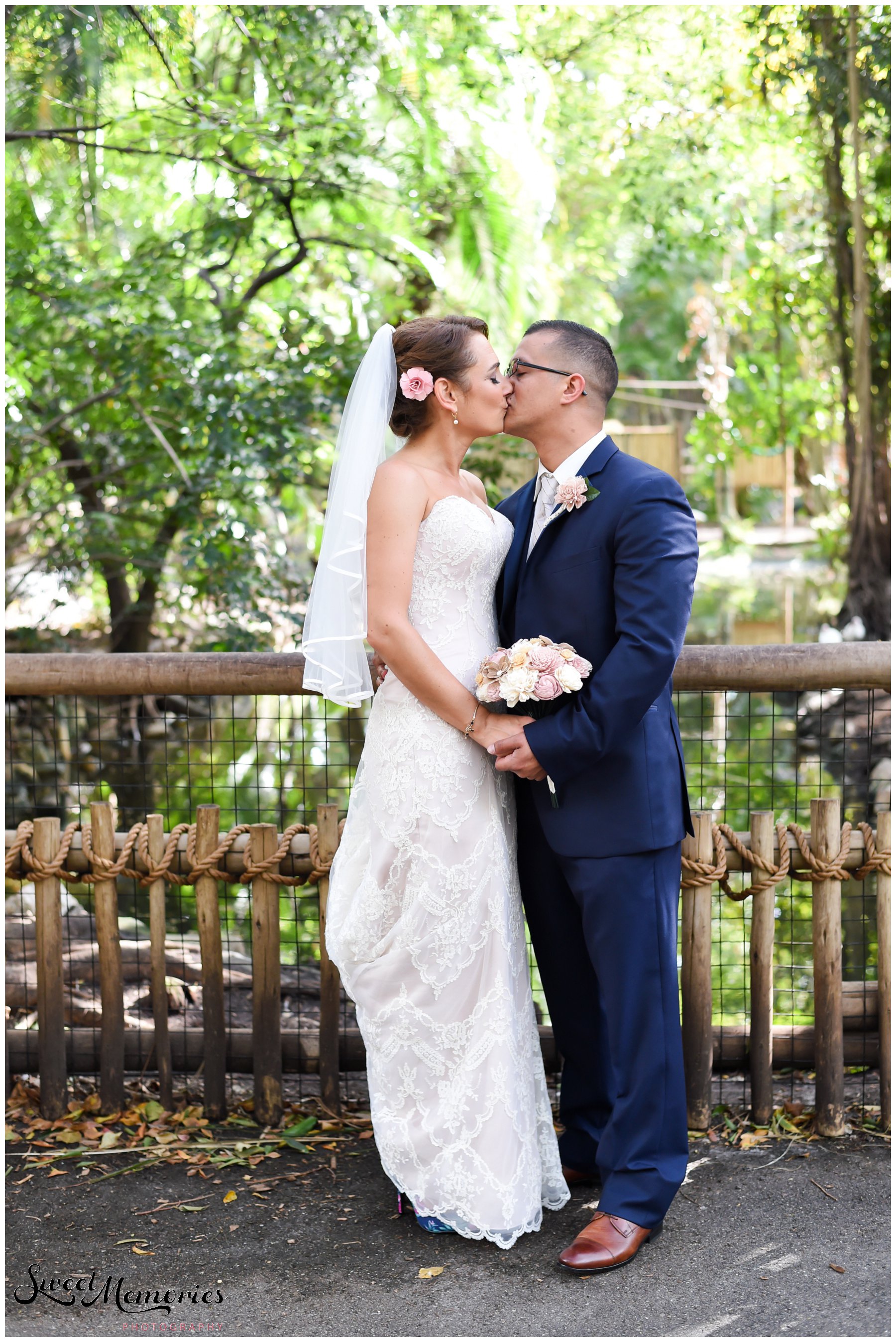 Lynsie and Angel's Zoo Wedding - South Florida Wedding Photographer