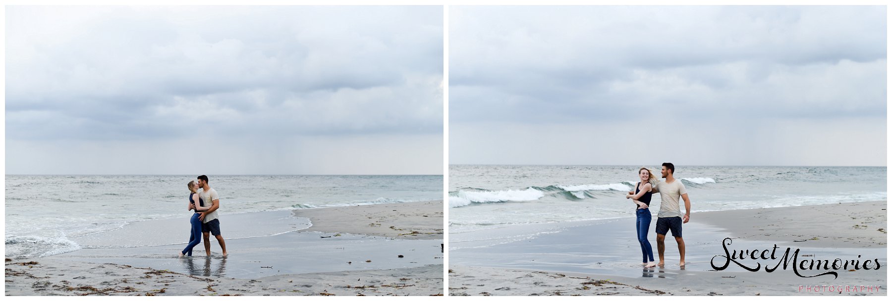 A Romantic and Playful Boca Raton Beach Engagement Session | Boca Raton Photographer