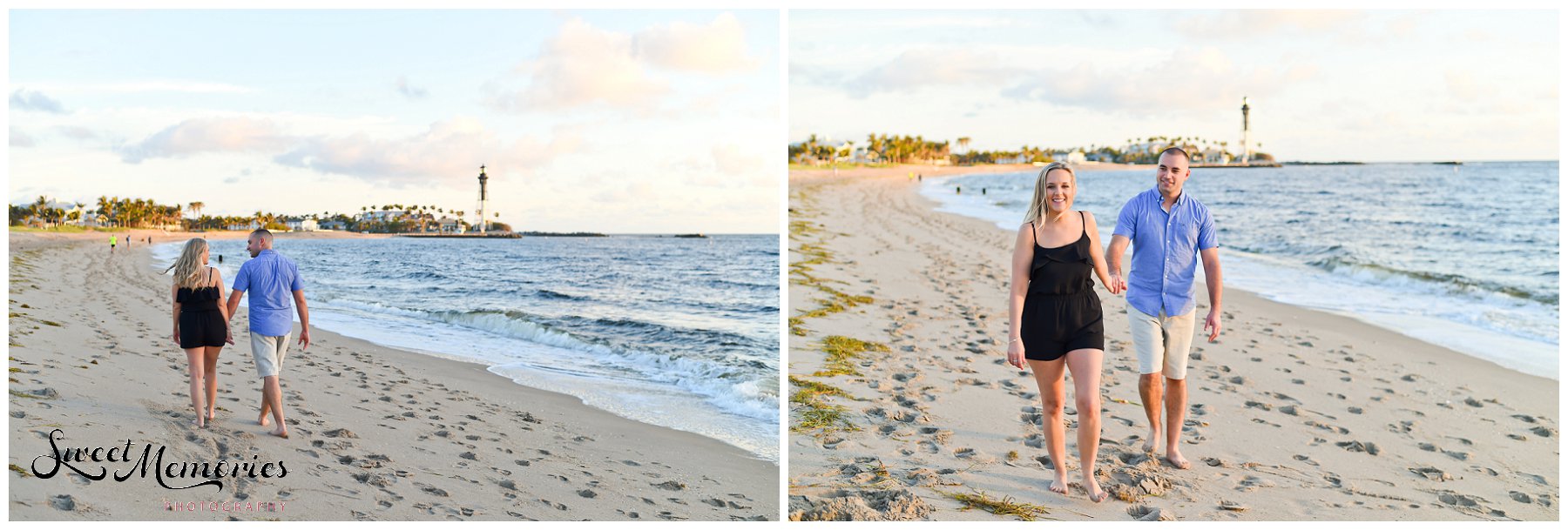 A Lighthouse Point Engagement Session - Florida Photographer