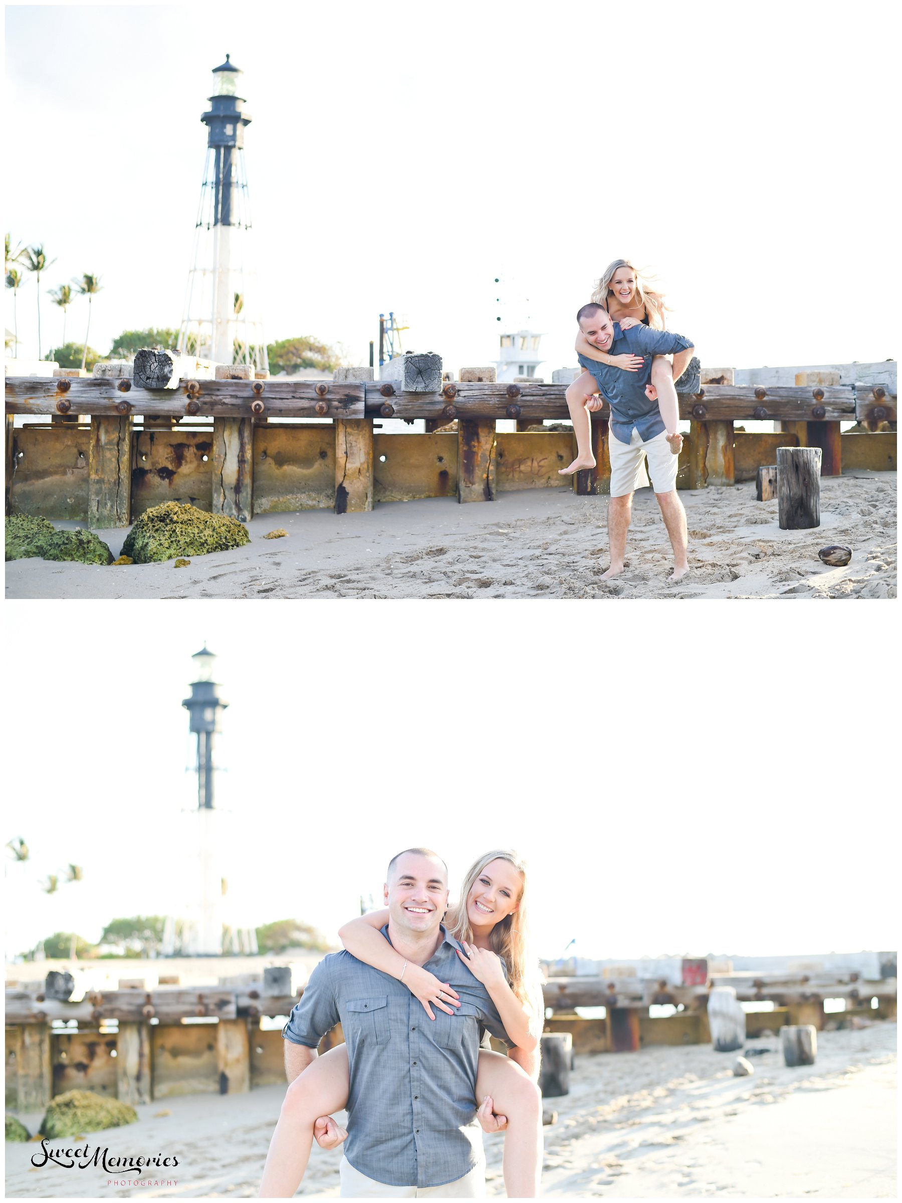 A Lighthouse Point Engagement Session - Florida Photographer