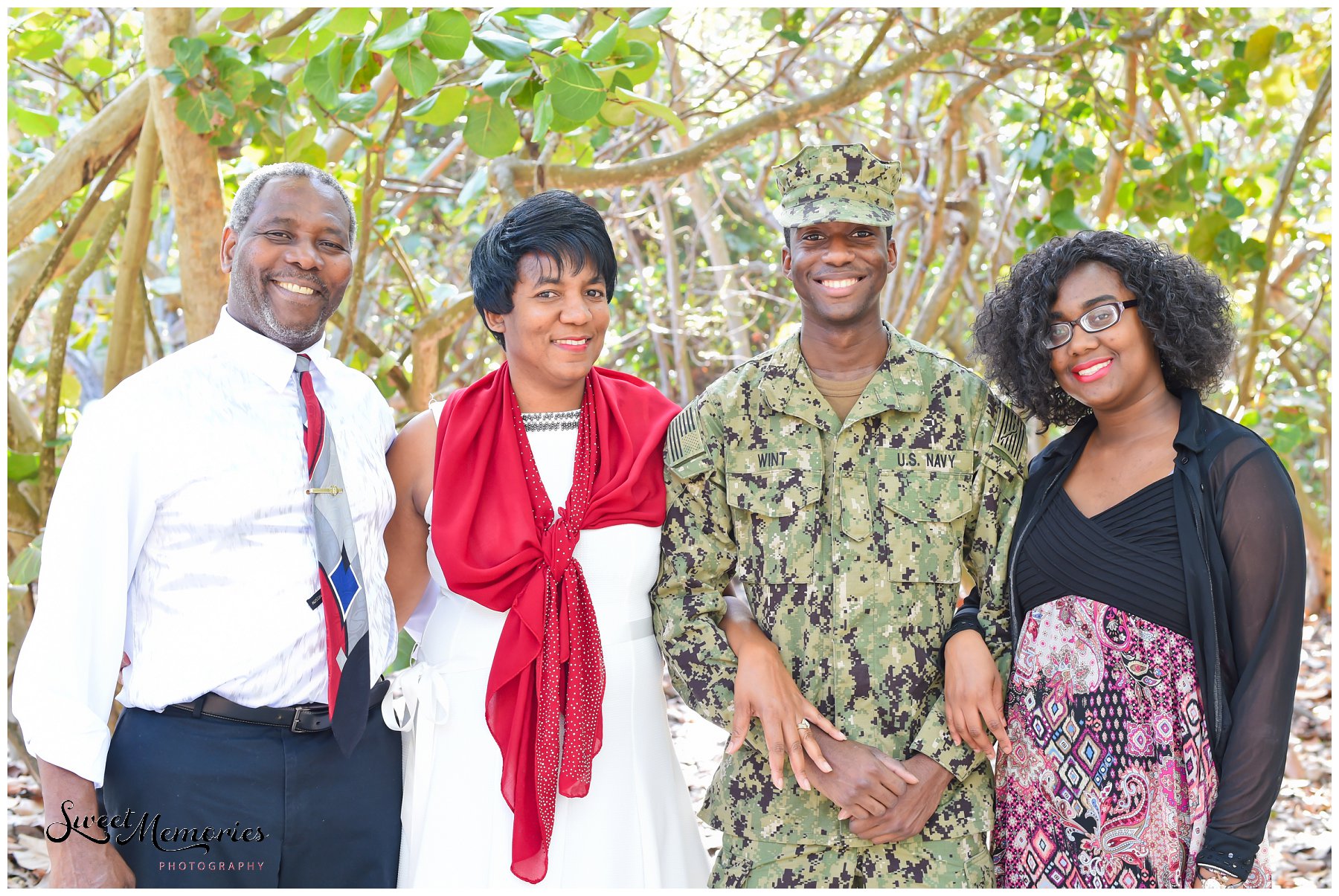 Military Family Session at South Inlet Park in Boca Raton - Florida Photographer