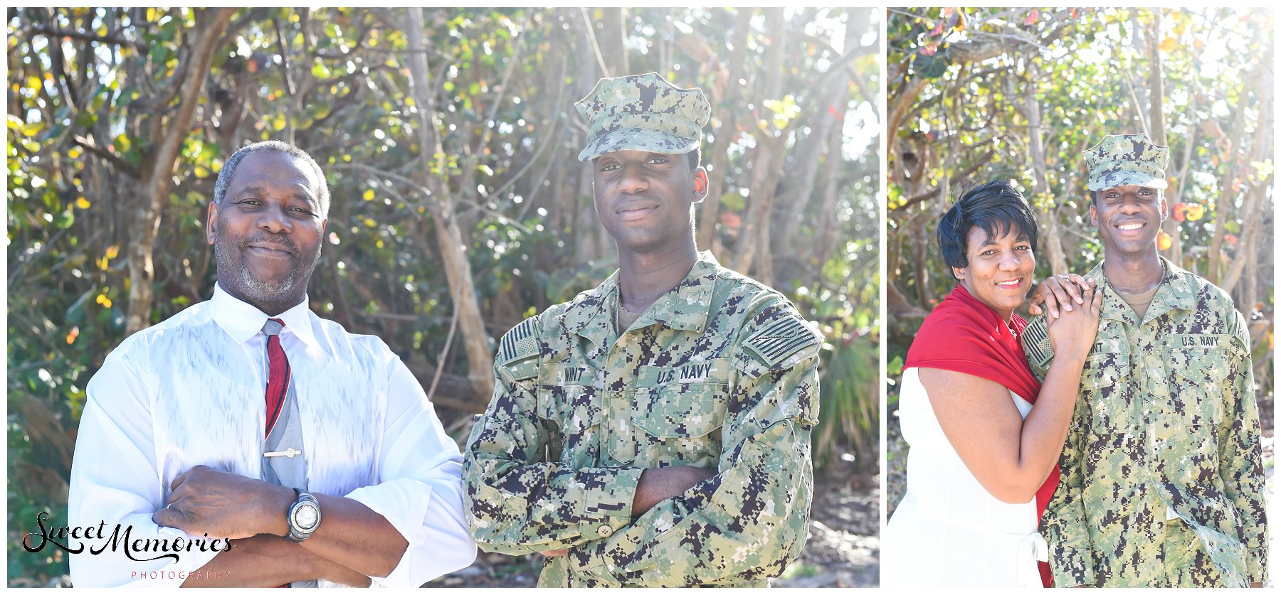 Military Family Session at South Inlet Park in Boca Raton - Florida Photographer