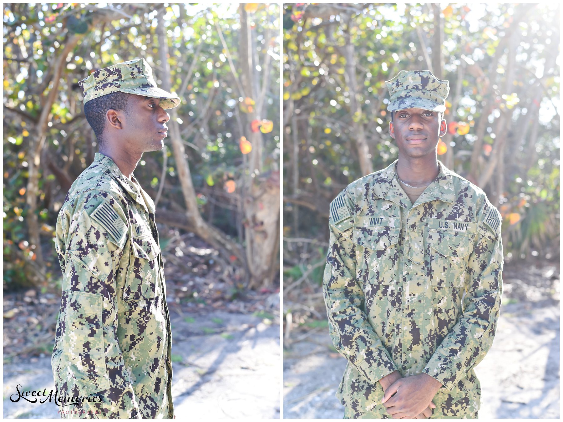 Military Family Session at South Inlet Park in Boca Raton - Florida Photographer