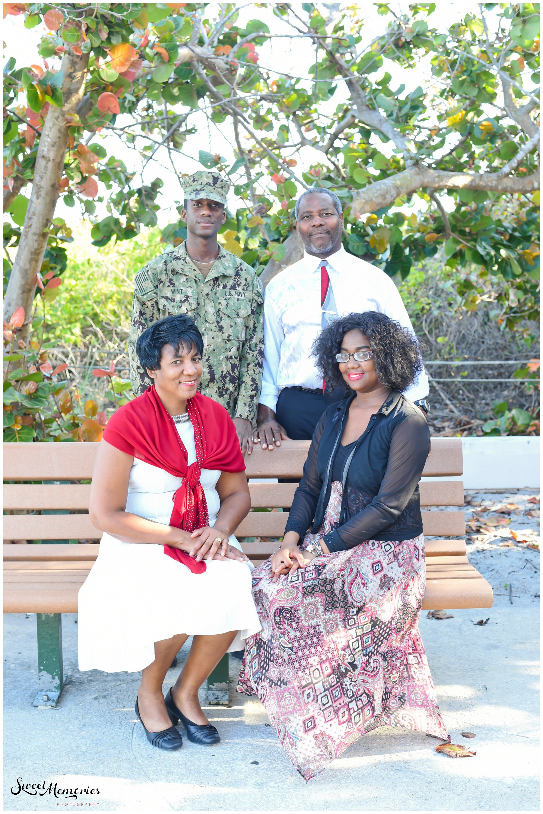 Military Family Session at South Inlet Park in Boca Raton - Florida Photographer