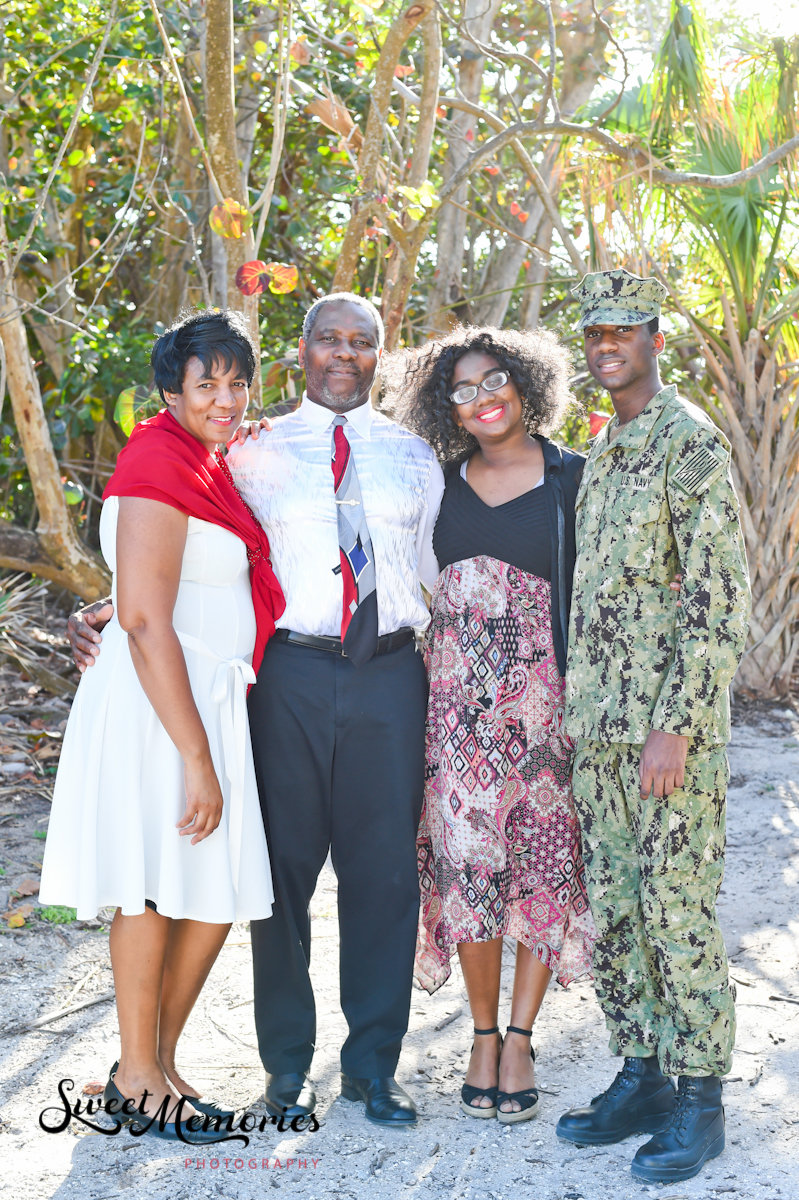 Military Family Session at South Inlet Park in Boca Raton - Florida Photographer