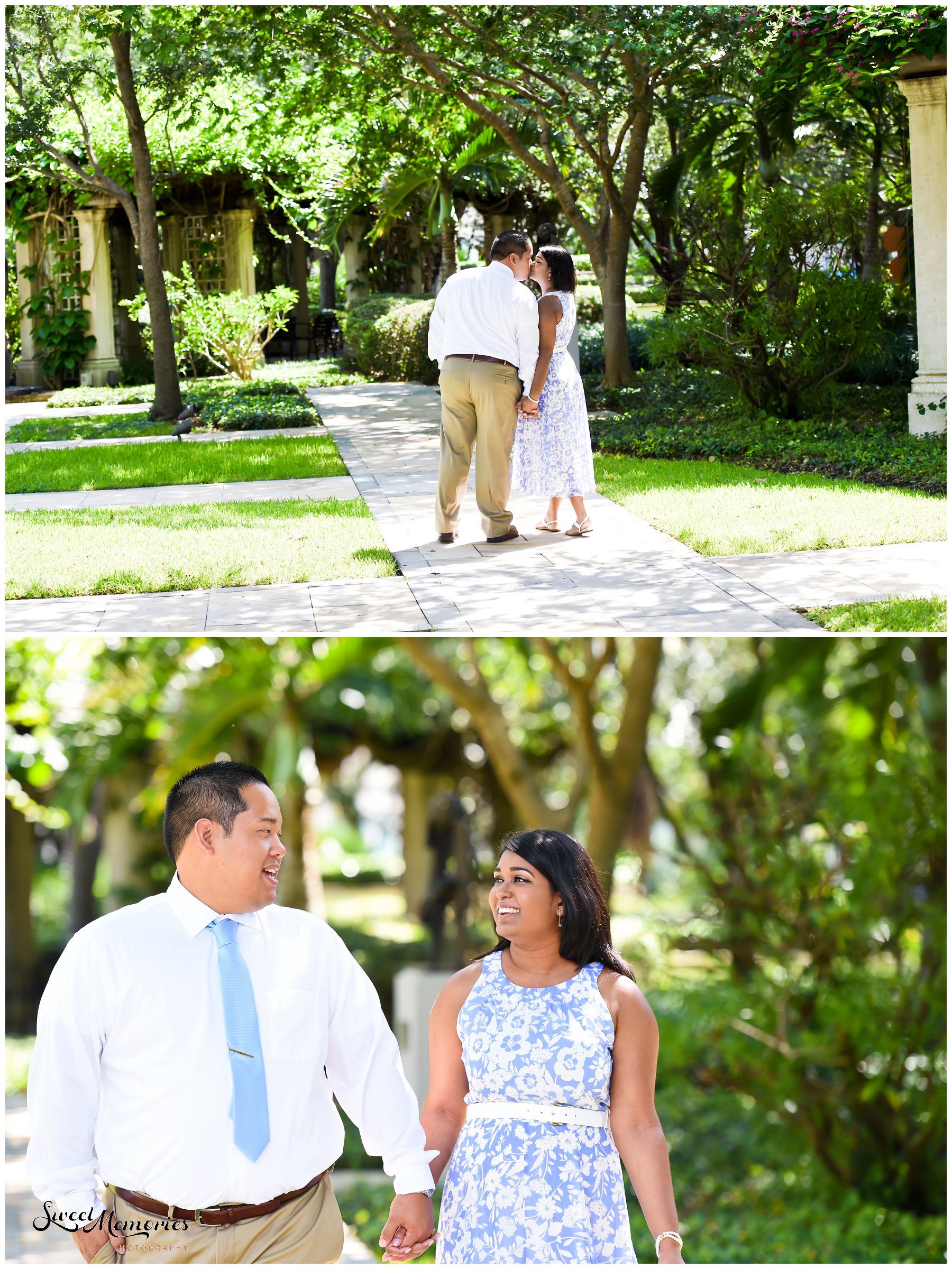 Society of the Four Arts Engagement Session in Palm Beach | Wedding Photographer