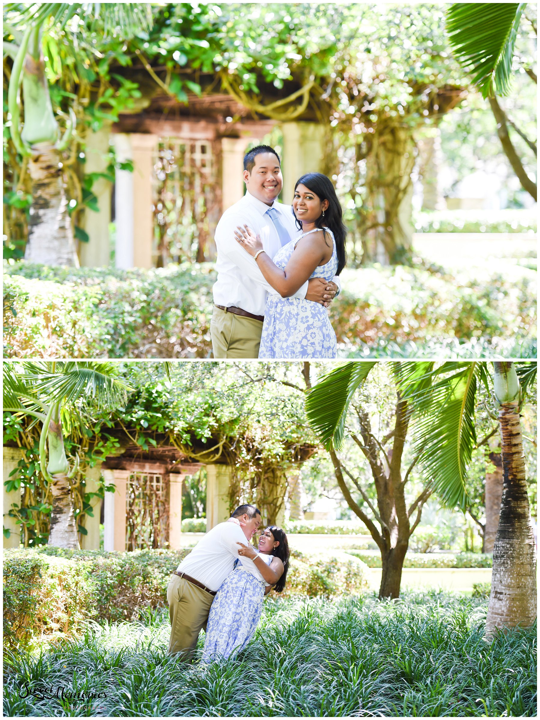 Society of the Four Arts Engagement Session in Palm Beach | Wedding Photographer