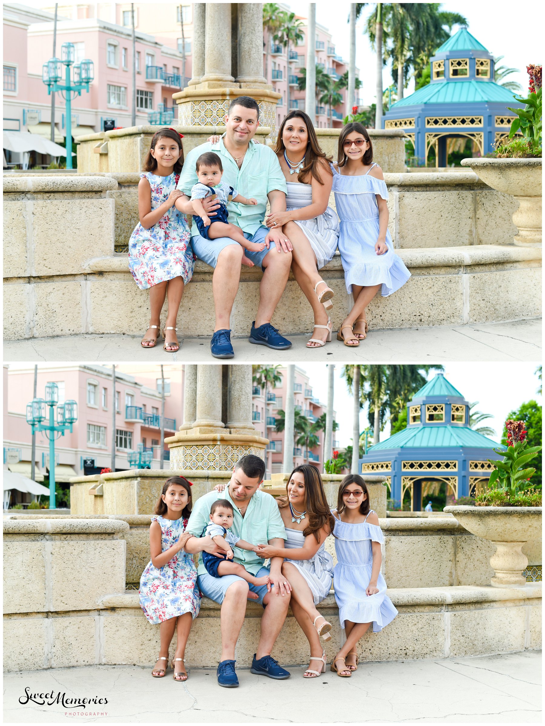 Family Portraits in Boca Raton | Mizner Park