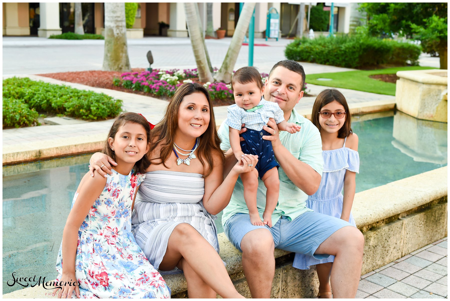 Family Portraits in Boca Raton | Mizner Park