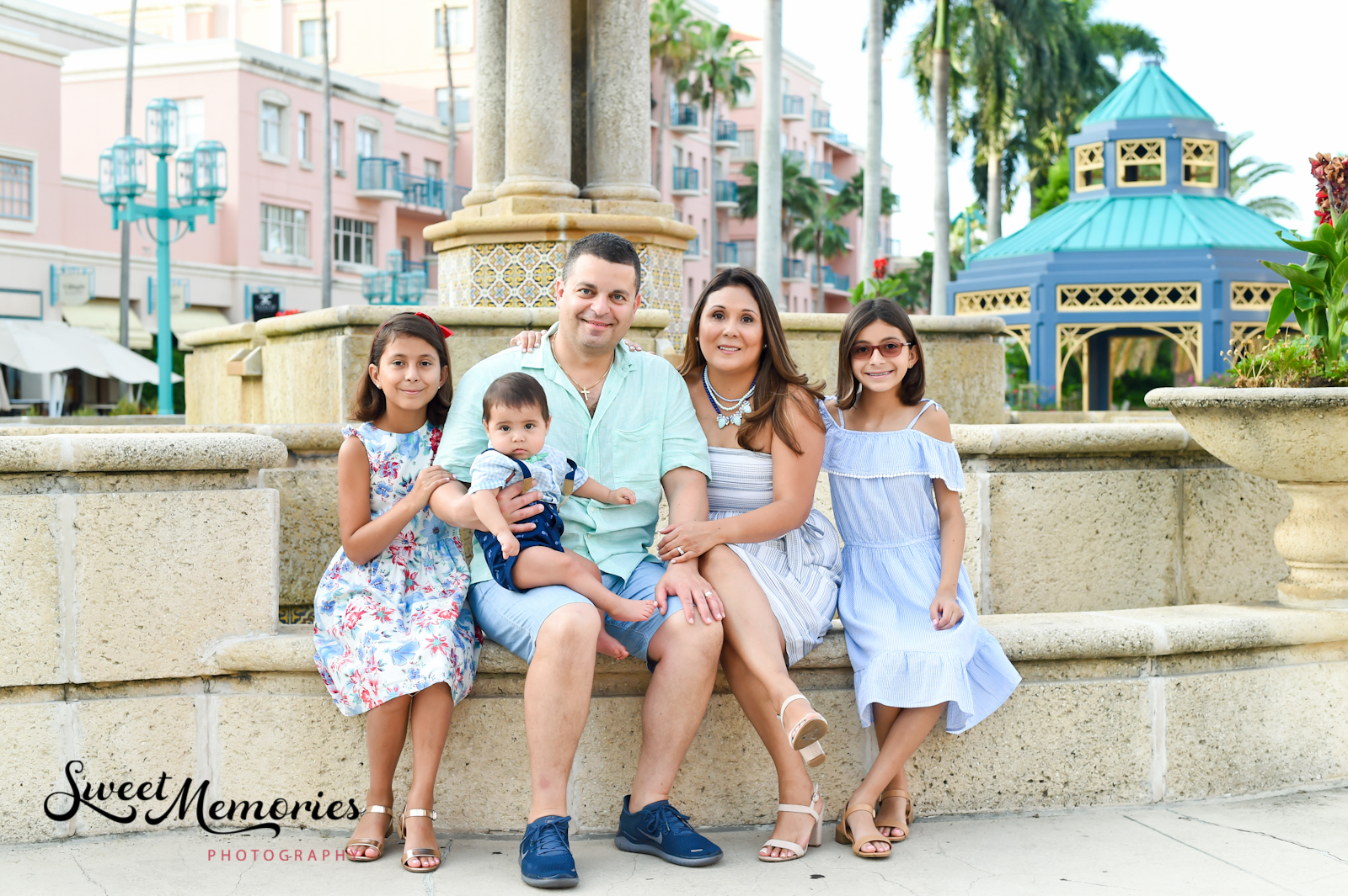 Family Portraits in Boca Raton | Mizner Park