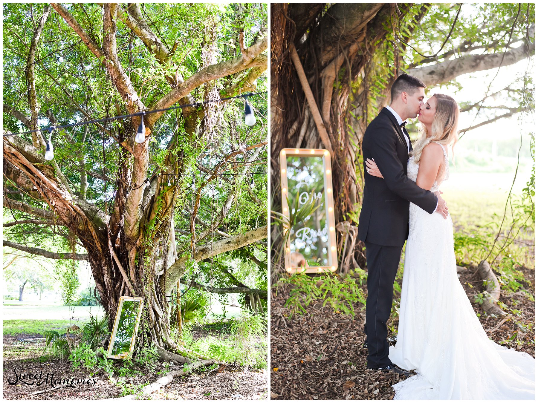 This Drive-In movie inspired wedding is the perfect inspiration for the bride who wants to wear her grandmother’s wedding gown, but still loves a contemporary approach. Set on the grounds of Florida Atlantic University, this outdoor wedding mixed classic with modern to create the most timeless wedding of all time.