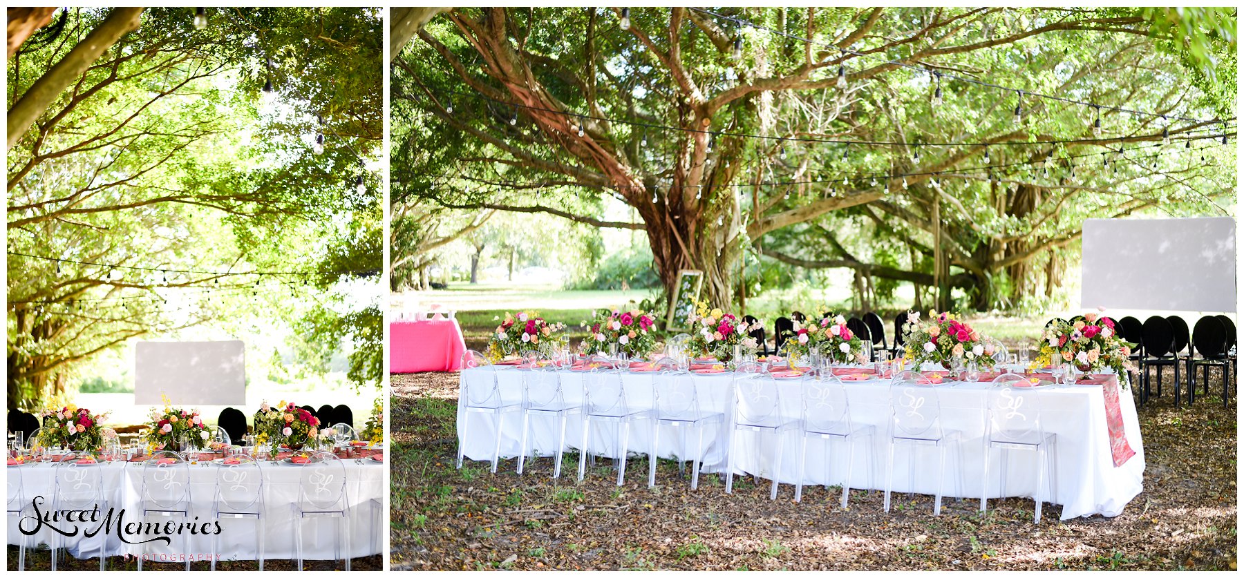 This Drive-In movie inspired wedding is the perfect inspiration for the bride who wants to wear her grandmother’s wedding gown, but still loves a contemporary approach. Set on the grounds of Florida Atlantic University, this outdoor wedding mixed classic with modern to create the most timeless wedding of all time.