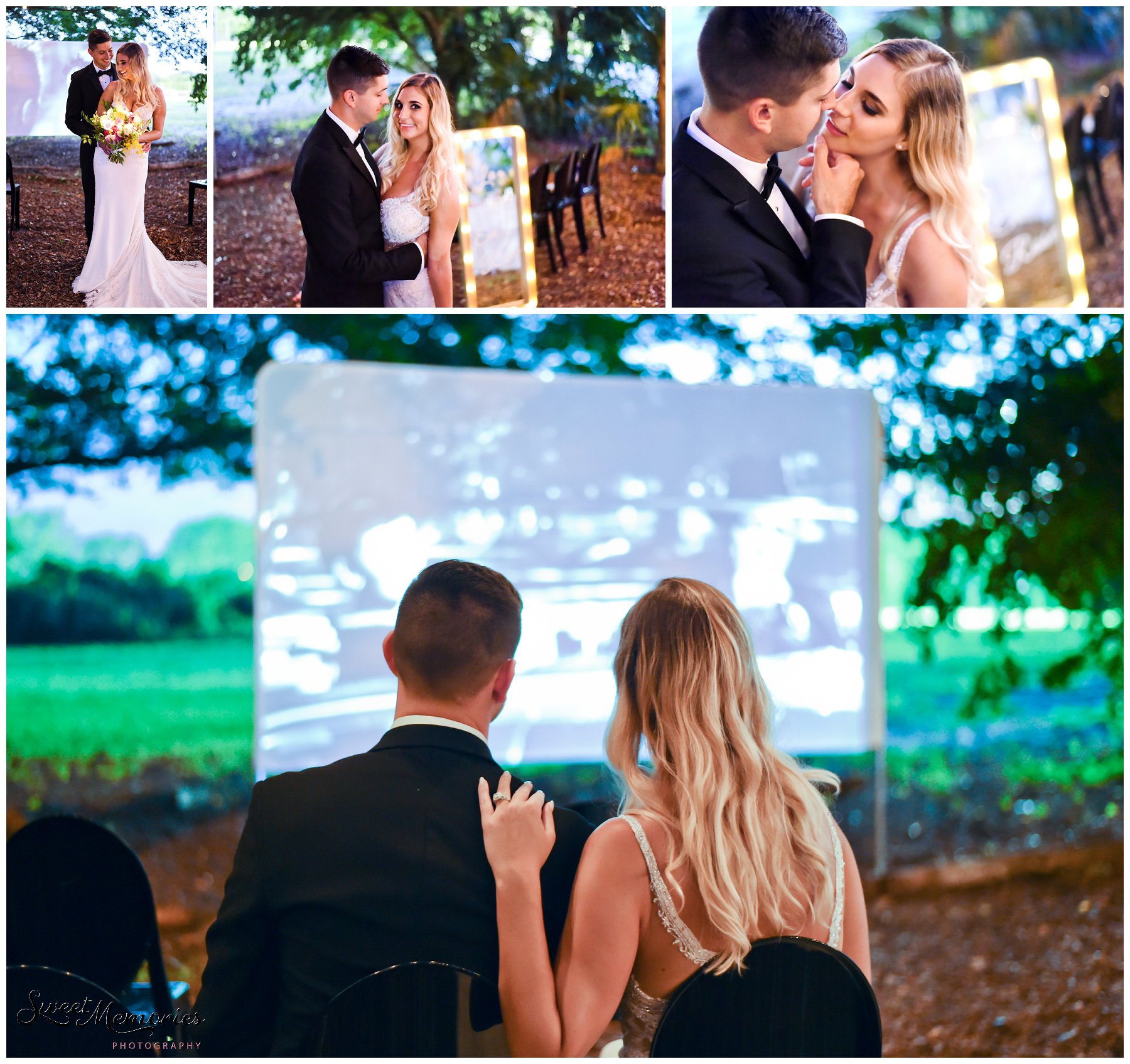 This Drive-In movie inspired wedding is the perfect inspiration for the bride who wants to wear her grandmother’s wedding gown, but still loves a contemporary approach. Set on the grounds of Florida Atlantic University, this outdoor wedding mixed classic with modern to create the most timeless wedding of all time.