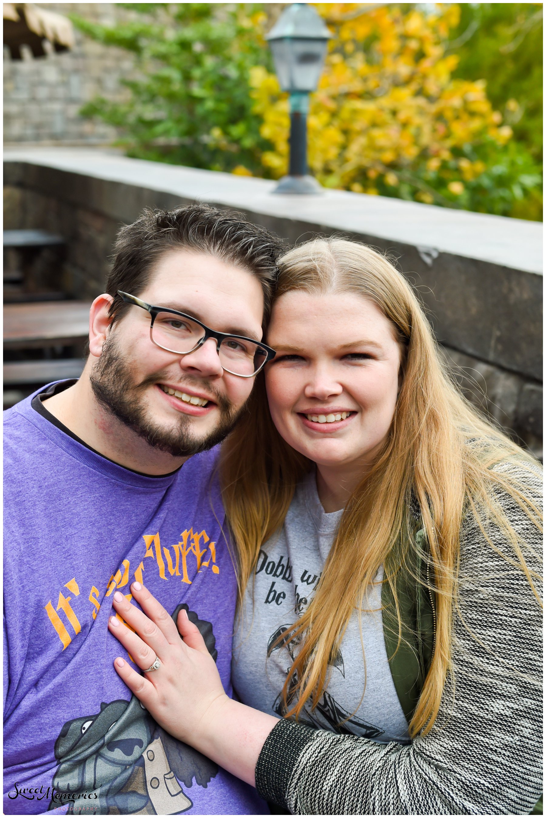 Zachary and Sara's Proposal at the Wizarding World of Harry Potter was a dream come true for this photographer, and for the bride-to-be. Fellow Harry Potter fans, these two came down to Orlando for a little vacation. Little did Sara know that she would be saying "yes" to the man of her dreams in front of Hogwarts!