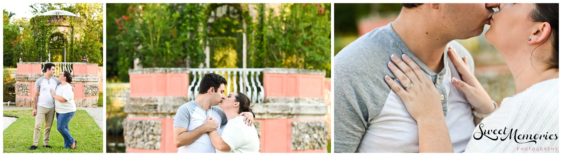 Nicki and Charlie's Vizcaya engagement session would never have taken place without the help of online dating. And if you didn't believe in soulmates, the "one, or people who were always meant to be, you will!