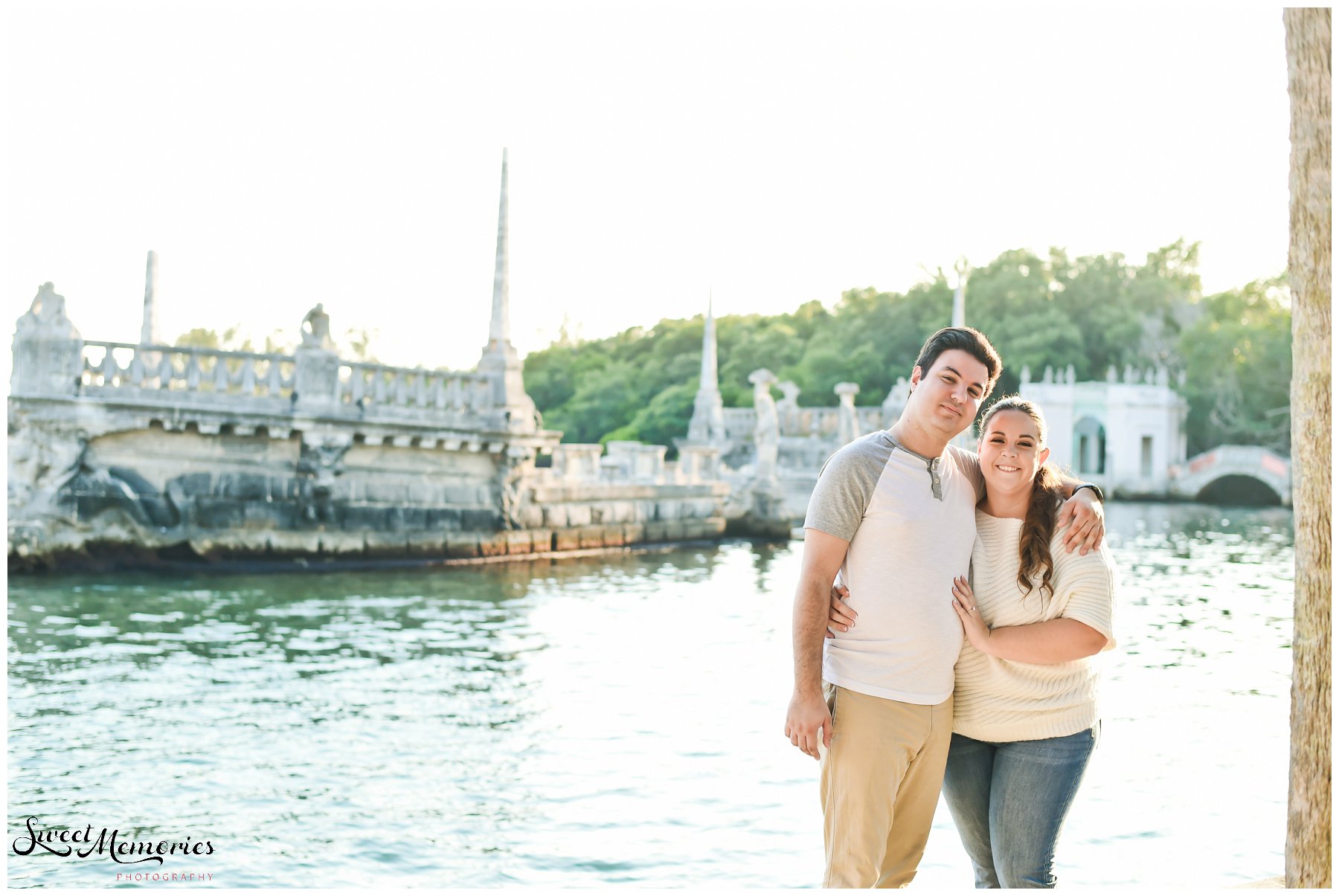 Nicki and Charlie's Vizcaya engagement session would never have taken place without the help of online dating. And if you didn't believe in soulmates, the "one, or people who were always meant to be, you will!