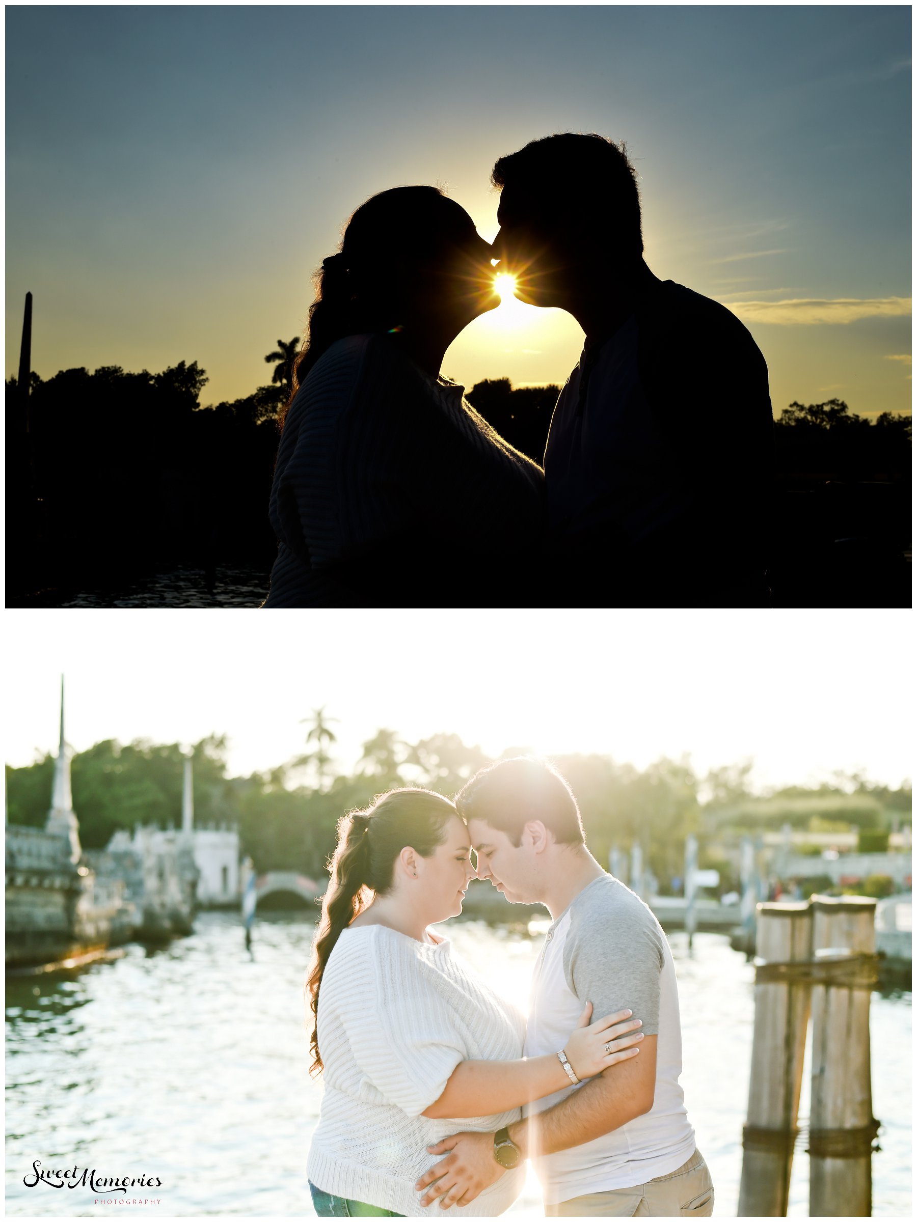 Nicki and Charlie's Vizcaya engagement session would never have taken place without the help of online dating. And if you didn't believe in soulmates, the "one, or people who were always meant to be, you will!