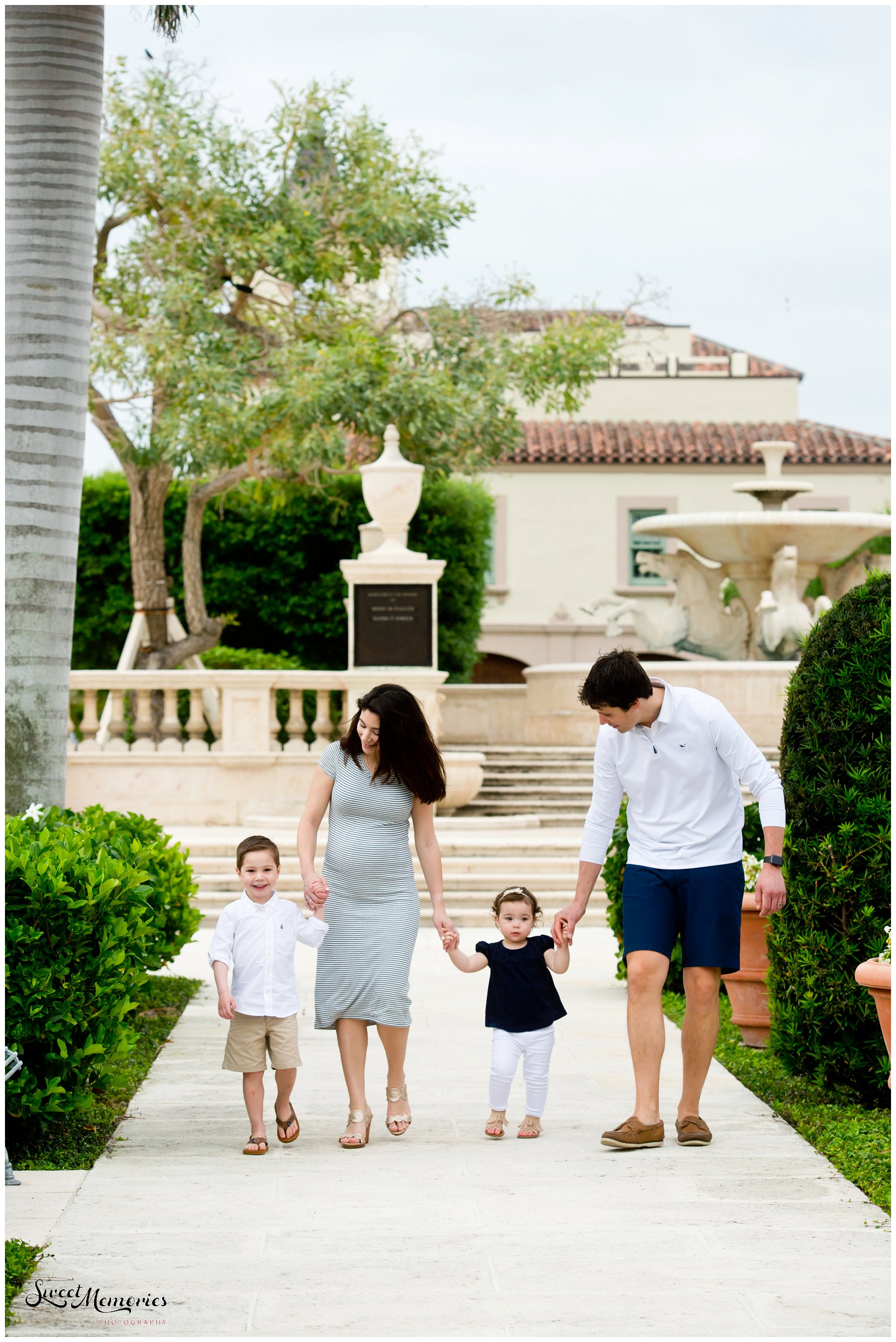 When on vacation, why not take advantage and get some updated pictures? That's what this family did ... they had fun with their Worth Avenue family session in West Palm Beach while on a much-needed family vacation.