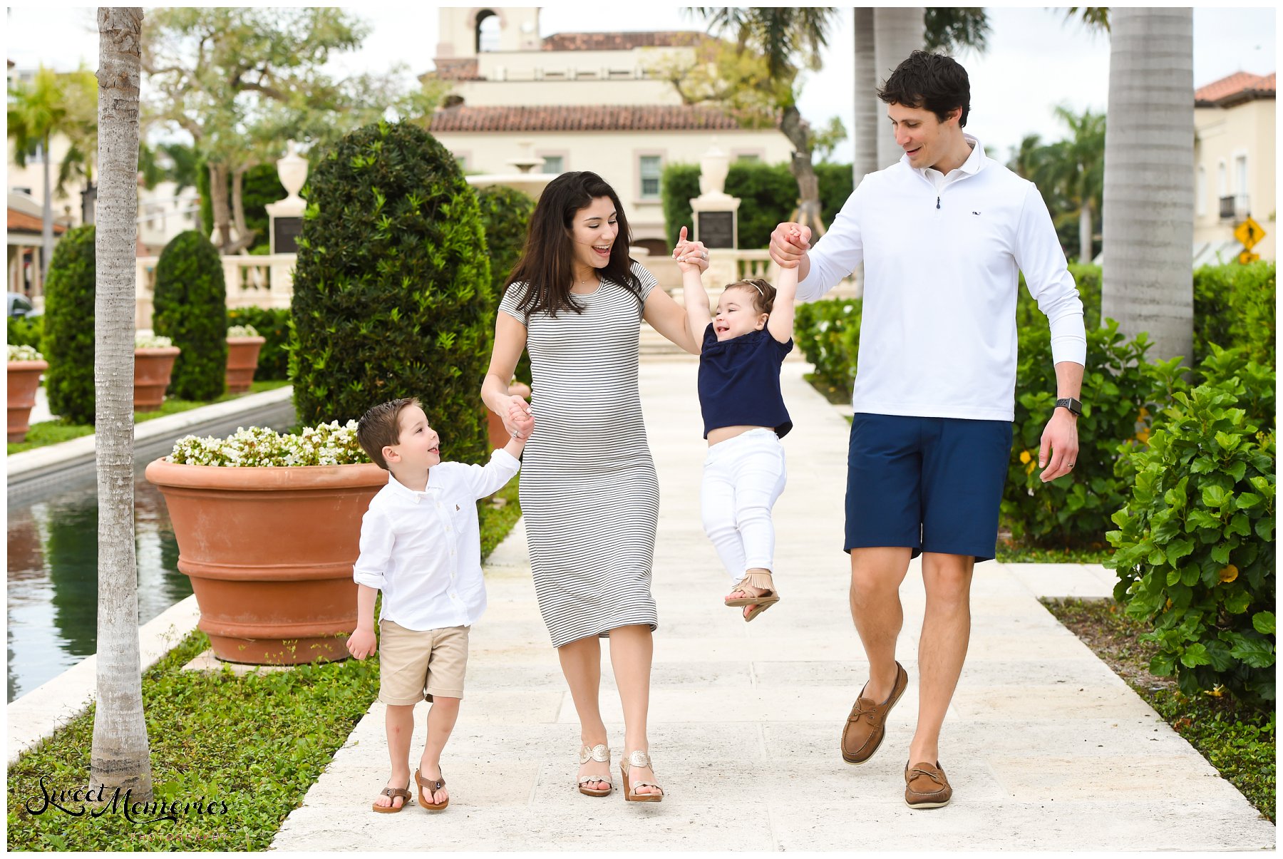 When on vacation, why not take advantage and get some updated pictures? That's what this family did ... they had fun with their Worth Avenue family session in West Palm Beach while on a much-needed family vacation.