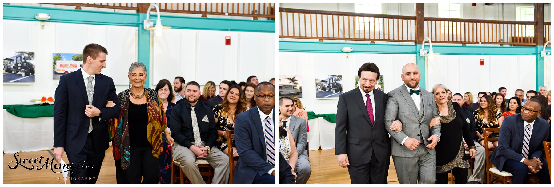 Zoey and Max's Fieldhouse at Old School Square Wedding: The Fieldhouse at Old School Square in Delray Beach caught the couple's attention. Since Max and Zoey are a very casual couple, they wanted "something a little more 'us' that had an understated charm."