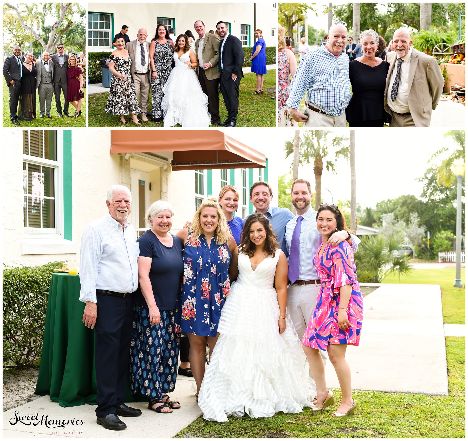 Zoey and Max's Fieldhouse at Old School Square Wedding: The Fieldhouse at Old School Square in Delray Beach caught the couple's attention. Since Max and Zoey are a very casual couple, they wanted "something a little more 'us' that had an understated charm."