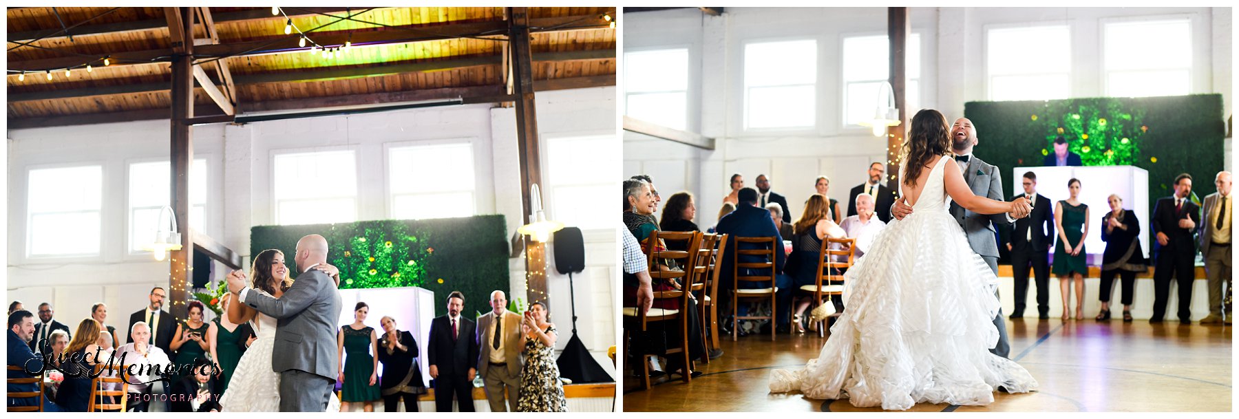 Zoey and Max's Fieldhouse at Old School Square Wedding: The Fieldhouse at Old School Square in Delray Beach caught the couple's attention. Since Max and Zoey are a very casual couple, they wanted "something a little more 'us' that had an understated charm."