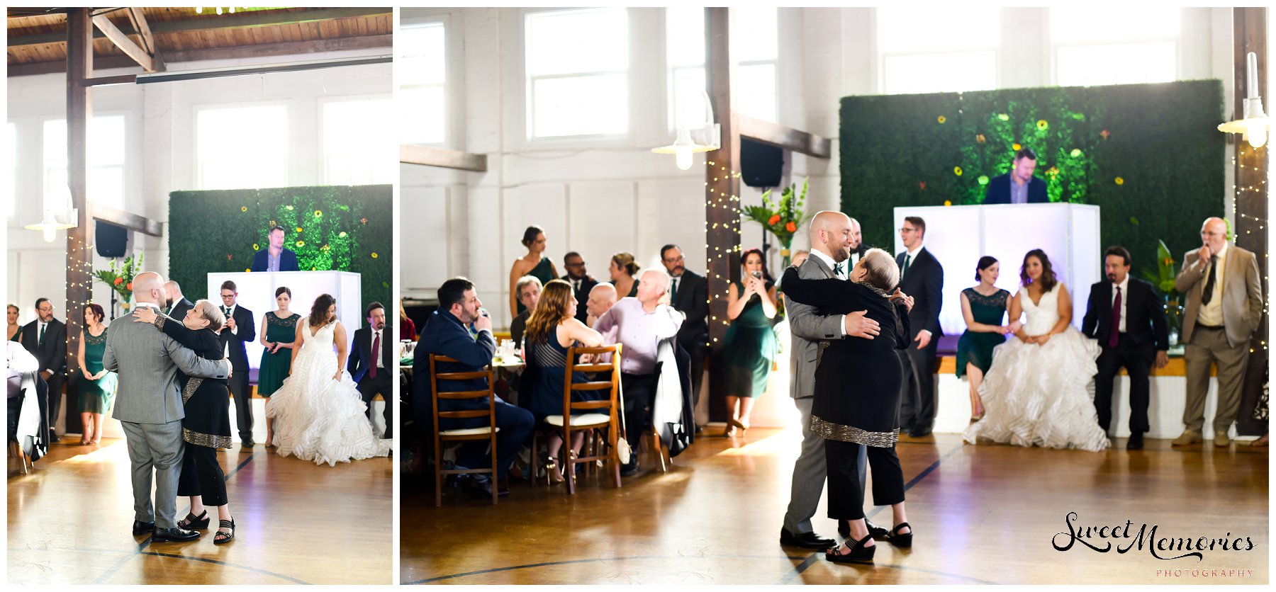 Zoey and Max's Fieldhouse at Old School Square Wedding: The Fieldhouse at Old School Square in Delray Beach caught the couple's attention. Since Max and Zoey are a very casual couple, they wanted "something a little more 'us' that had an understated charm."