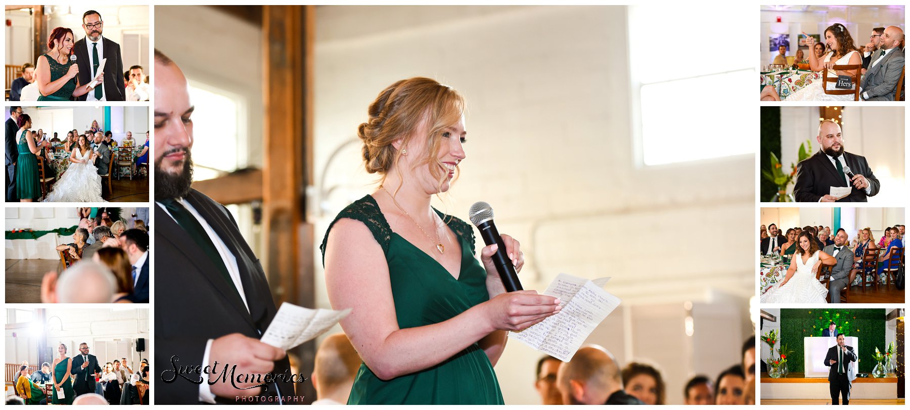 Zoey and Max's Fieldhouse at Old School Square Wedding: The Fieldhouse at Old School Square in Delray Beach caught the couple's attention. Since Max and Zoey are a very casual couple, they wanted "something a little more 'us' that had an understated charm."