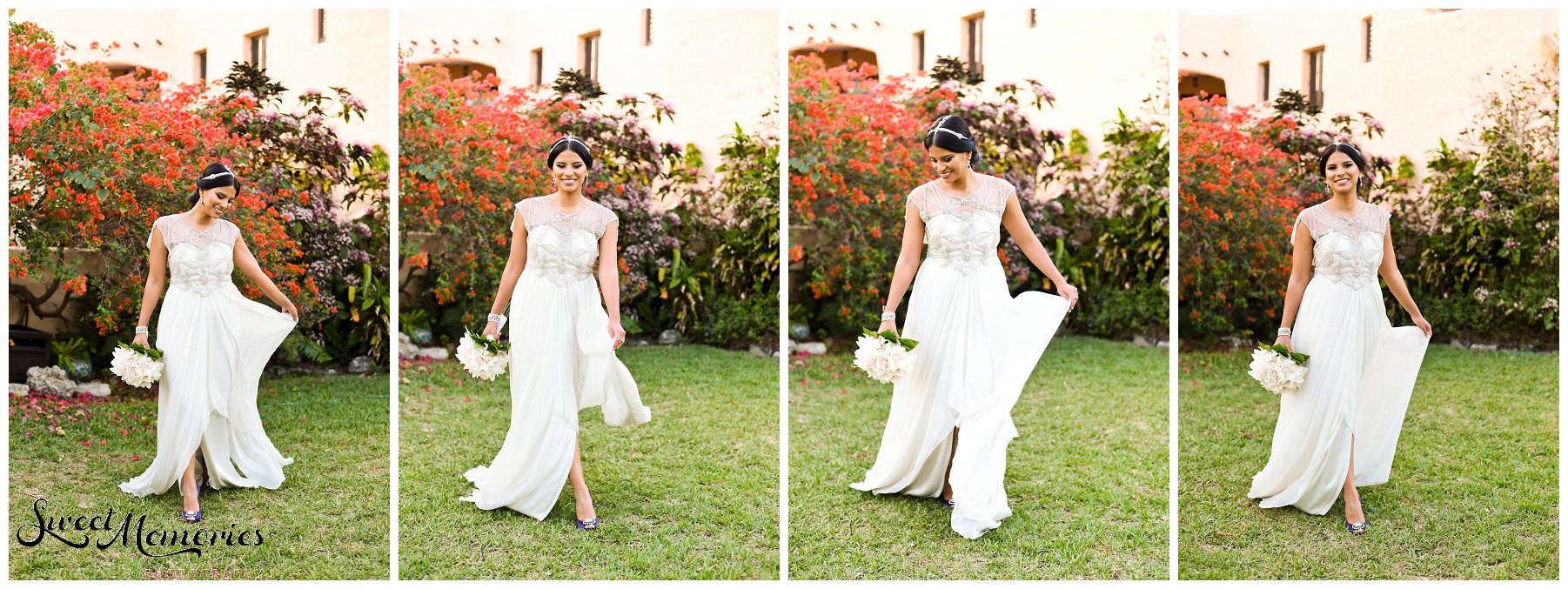 Vibrant floral arrangements, luxurious gold details, a sparkling bridal gown…and a cozy lounge area with a magic carpet! This styled shoot is the perfect nod to Disney’s Aladdin and this Aladdin inspired wedding.