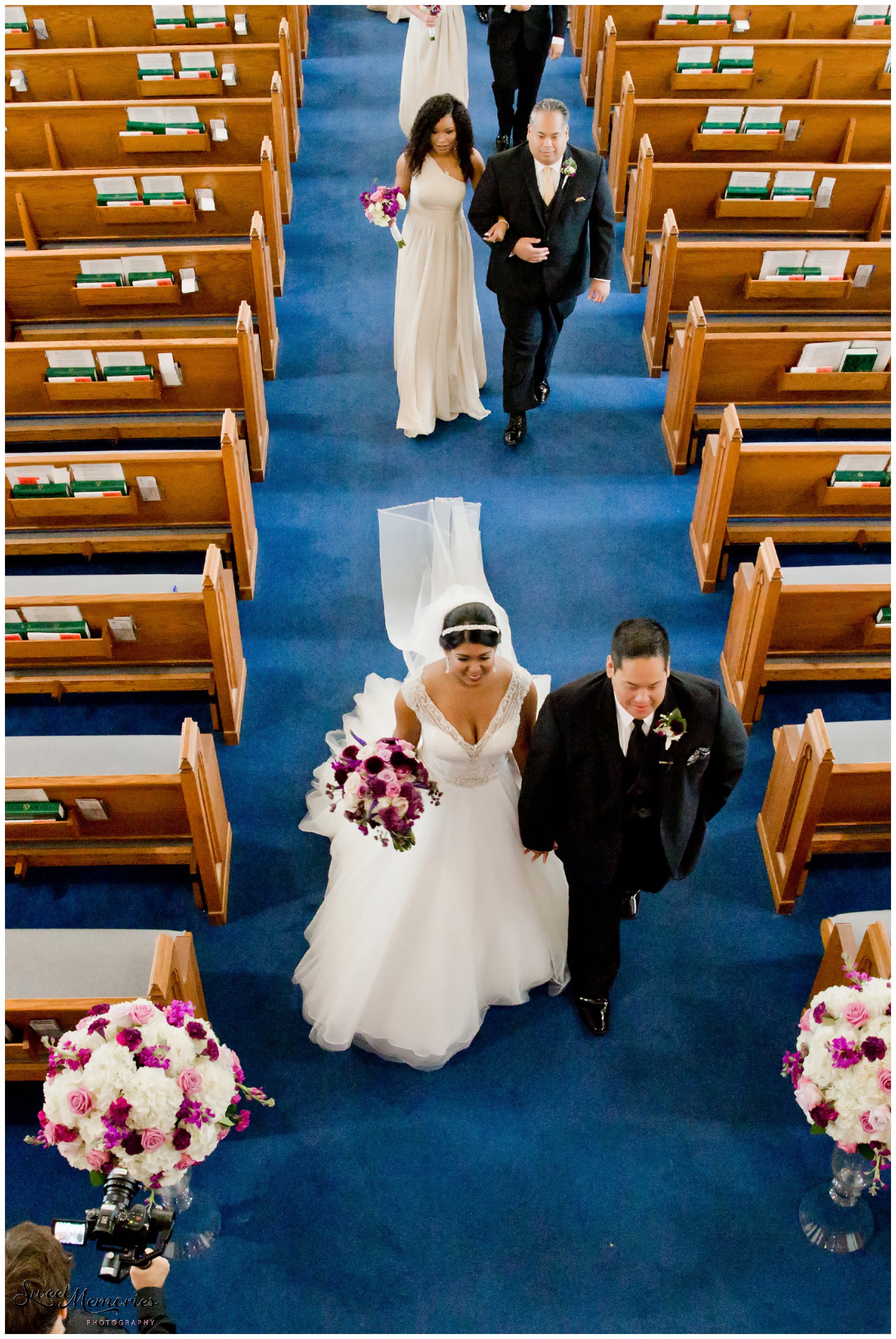 Andrea and David's glamorous purple and gold Fort Lauderdale wedding at St. Sebastian's and Bahia Mar was well worth the wait and planning. With their busy schedules and having a long distance relationship, it was no easy task but you'd never know because this wedding was perfect!