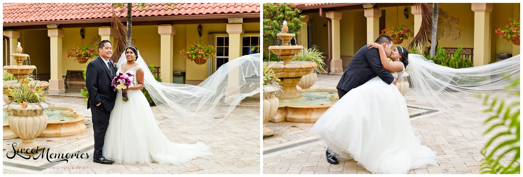 Andrea and David's glamorous purple and gold Fort Lauderdale wedding at St. Sebastian's and Bahia Mar was well worth the wait and planning. With their busy schedules and having a long distance relationship, it was no easy task but you'd never know because this wedding was perfect!