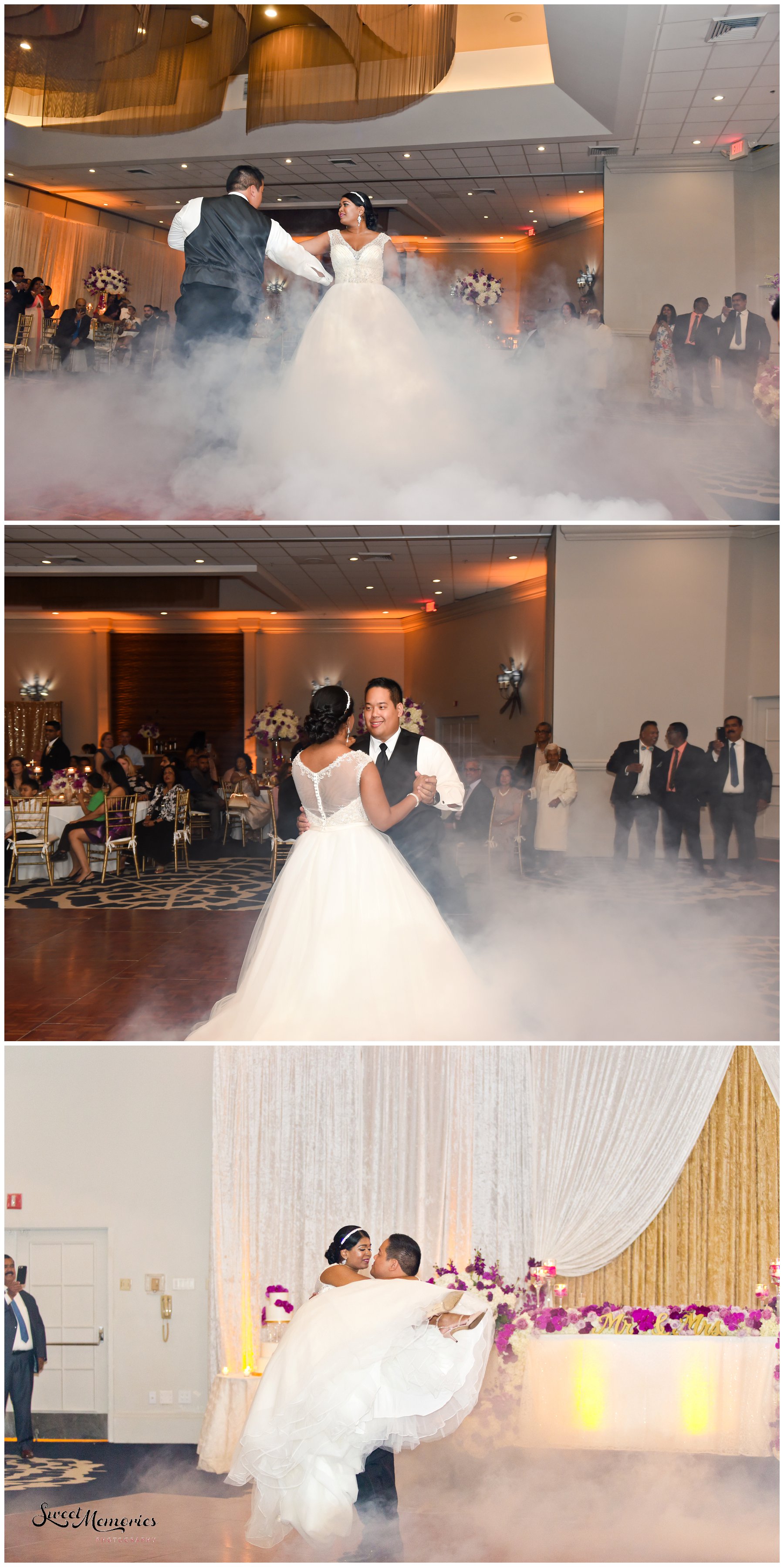 Andrea and David's glamorous purple and gold Fort Lauderdale wedding at St. Sebastian's and Bahia Mar was well worth the wait and planning. With their busy schedules and having a long distance relationship, it was no easy task but you'd never know because this wedding was perfect!