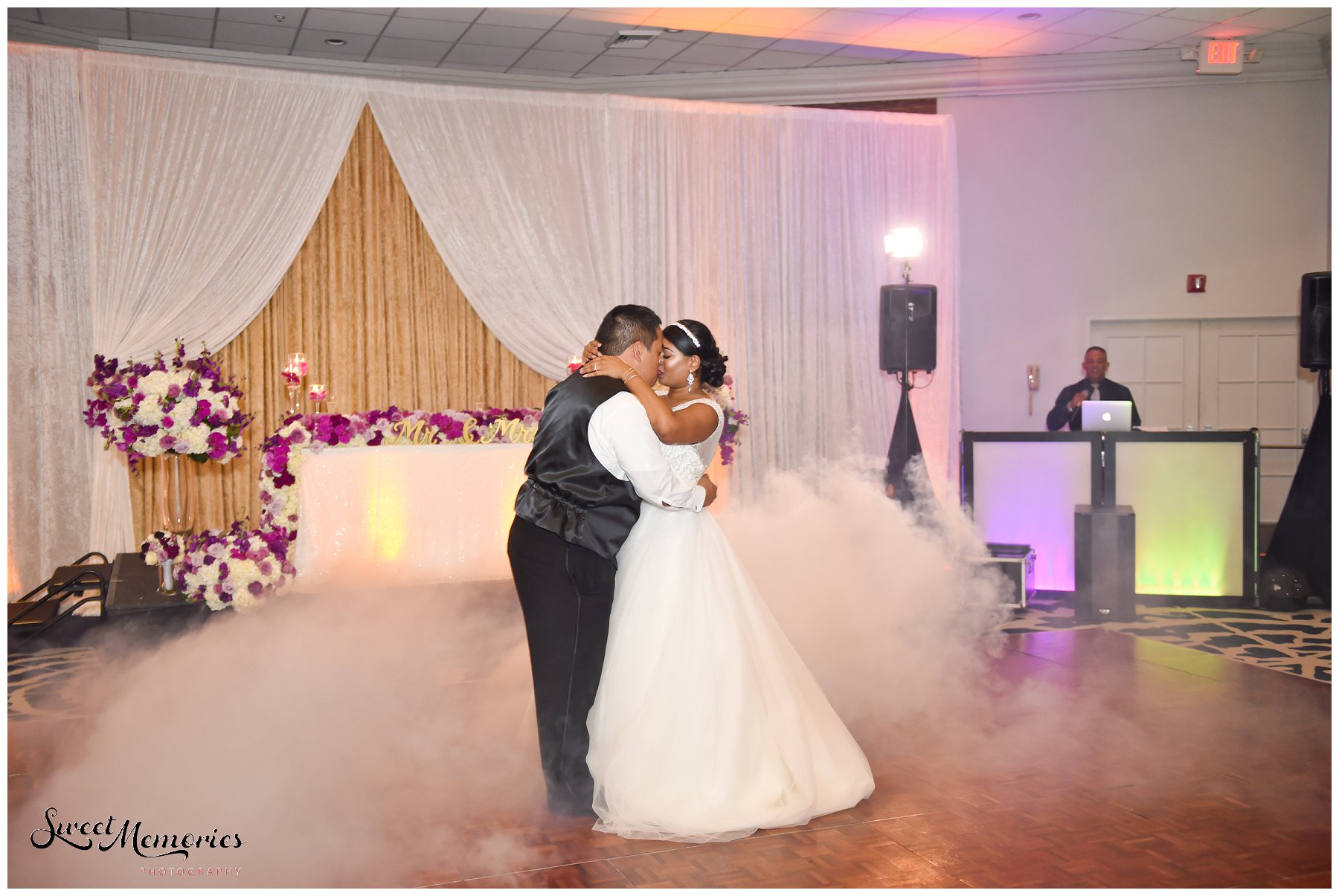 Andrea and David's glamorous purple and gold Fort Lauderdale wedding at St. Sebastian's and Bahia Mar was well worth the wait and planning. With their busy schedules and having a long distance relationship, it was no easy task but you'd never know because this wedding was perfect!