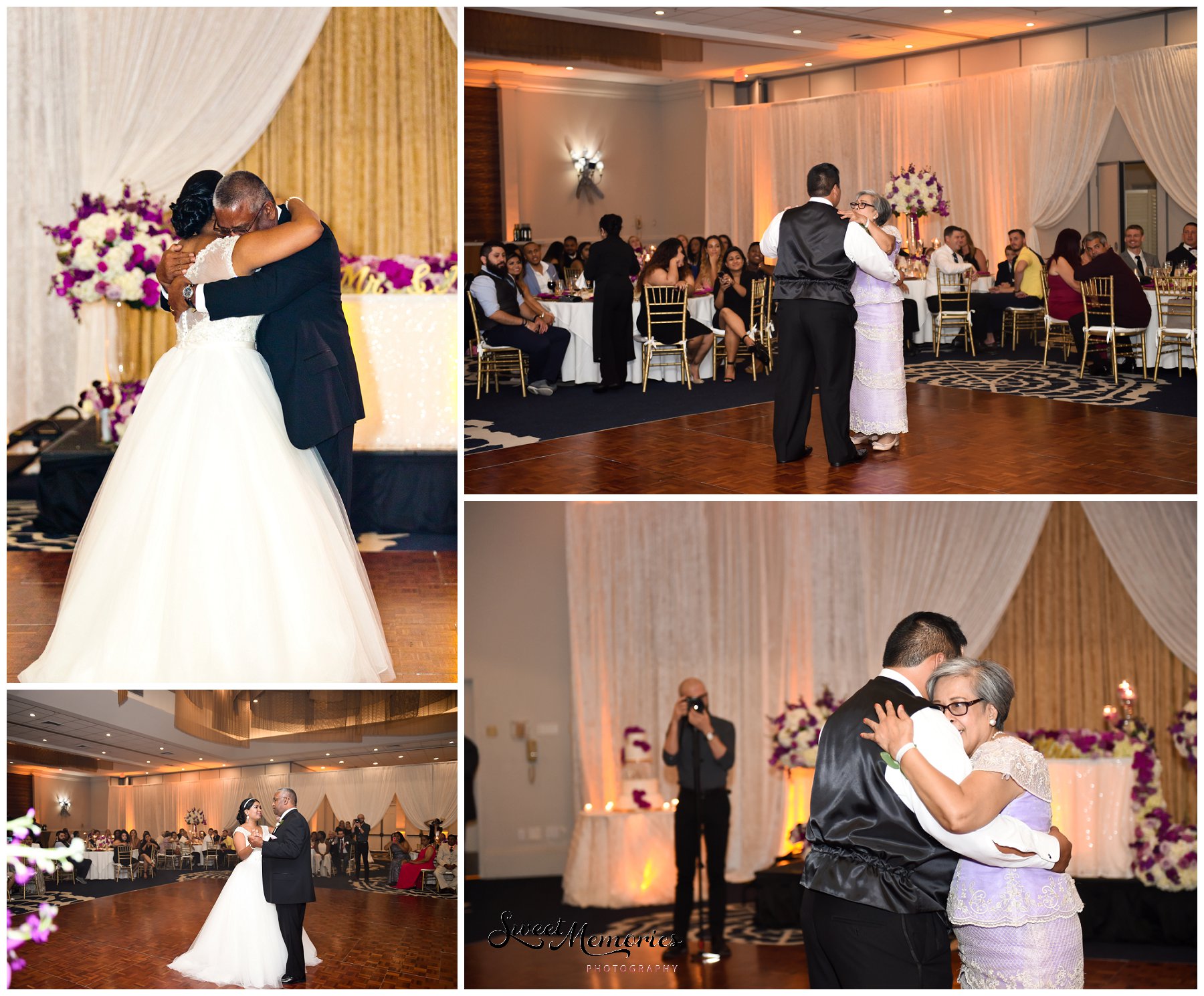 Andrea and David's glamorous purple and gold Fort Lauderdale wedding at St. Sebastian's and Bahia Mar was well worth the wait and planning. With their busy schedules and having a long distance relationship, it was no easy task but you'd never know because this wedding was perfect!