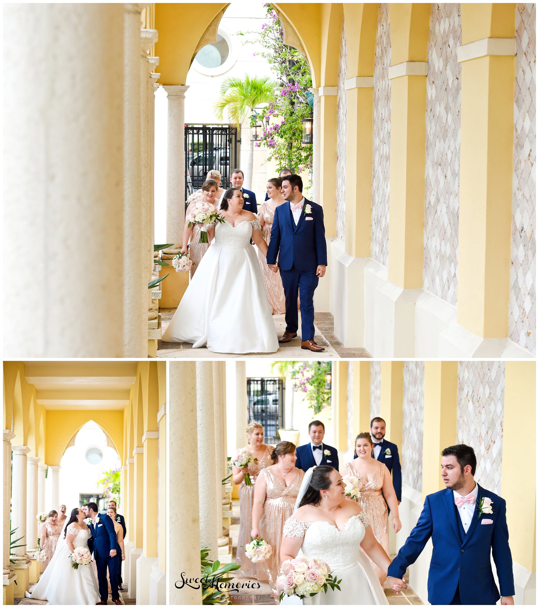 Nicki and Charlie's Addison wedding in Boca Raton was elegant, and adorned with blush and sparkles! A perfect representation of the couple and their love. And according to them, "every moment was amazing!" 