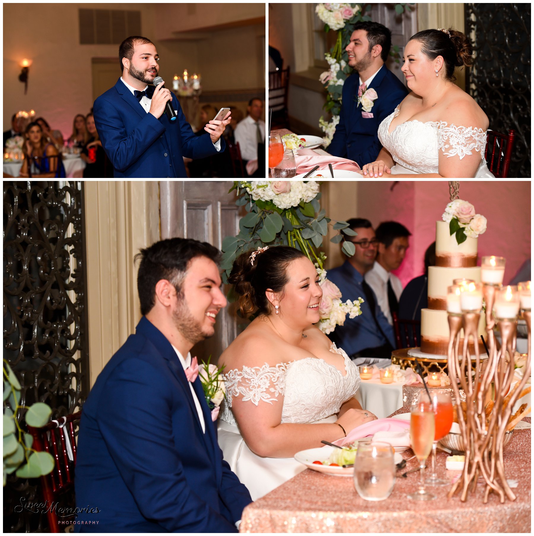 Nicki and Charlie's Addison wedding in Boca Raton was elegant, and adorned with blush and sparkles! A perfect representation of the couple and their love. And according to them, "every moment was amazing!" 