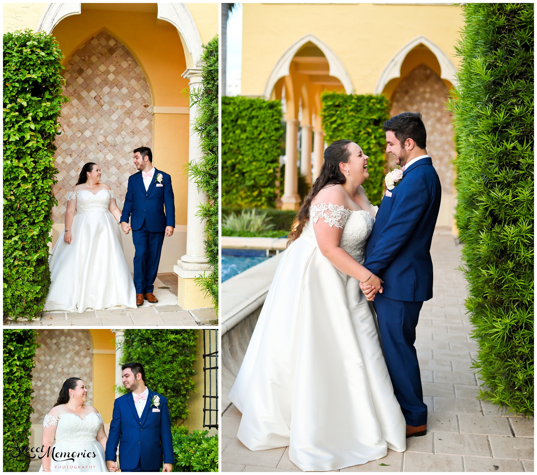 Nicki and Charlie's Addison wedding in Boca Raton was elegant, and adorned with blush and sparkles! A perfect representation of the couple and their love. And according to them, "every moment was amazing!" 