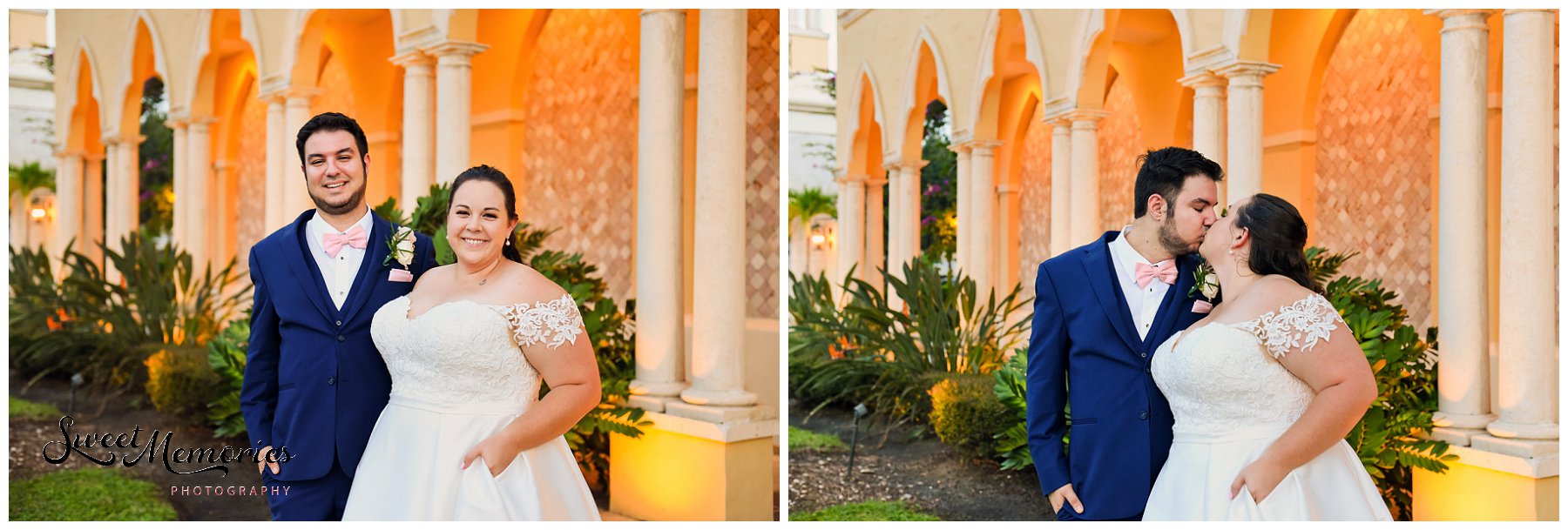 Nicki and Charlie's Addison wedding in Boca Raton was elegant, and adorned with blush and sparkles! A perfect representation of the couple and their love. And according to them, "every moment was amazing!" 