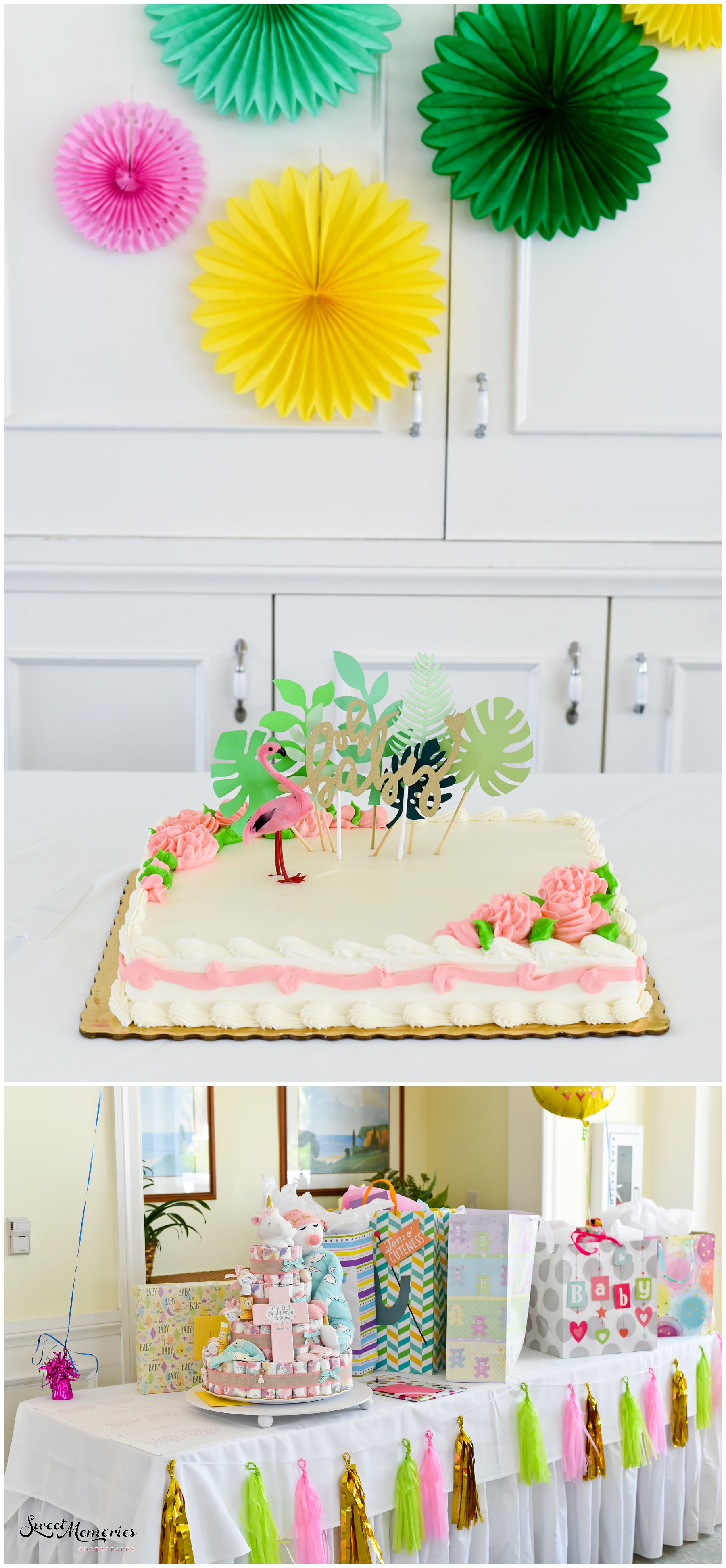 What's more fitting than a Florida-based mommy-to-be having a tropical baby shower? Decked out with flamingos, lemons, tropical colors, and plants at the Hillsboro Club, it was the perfect way to celebrate Blair and her baby, Harlow!