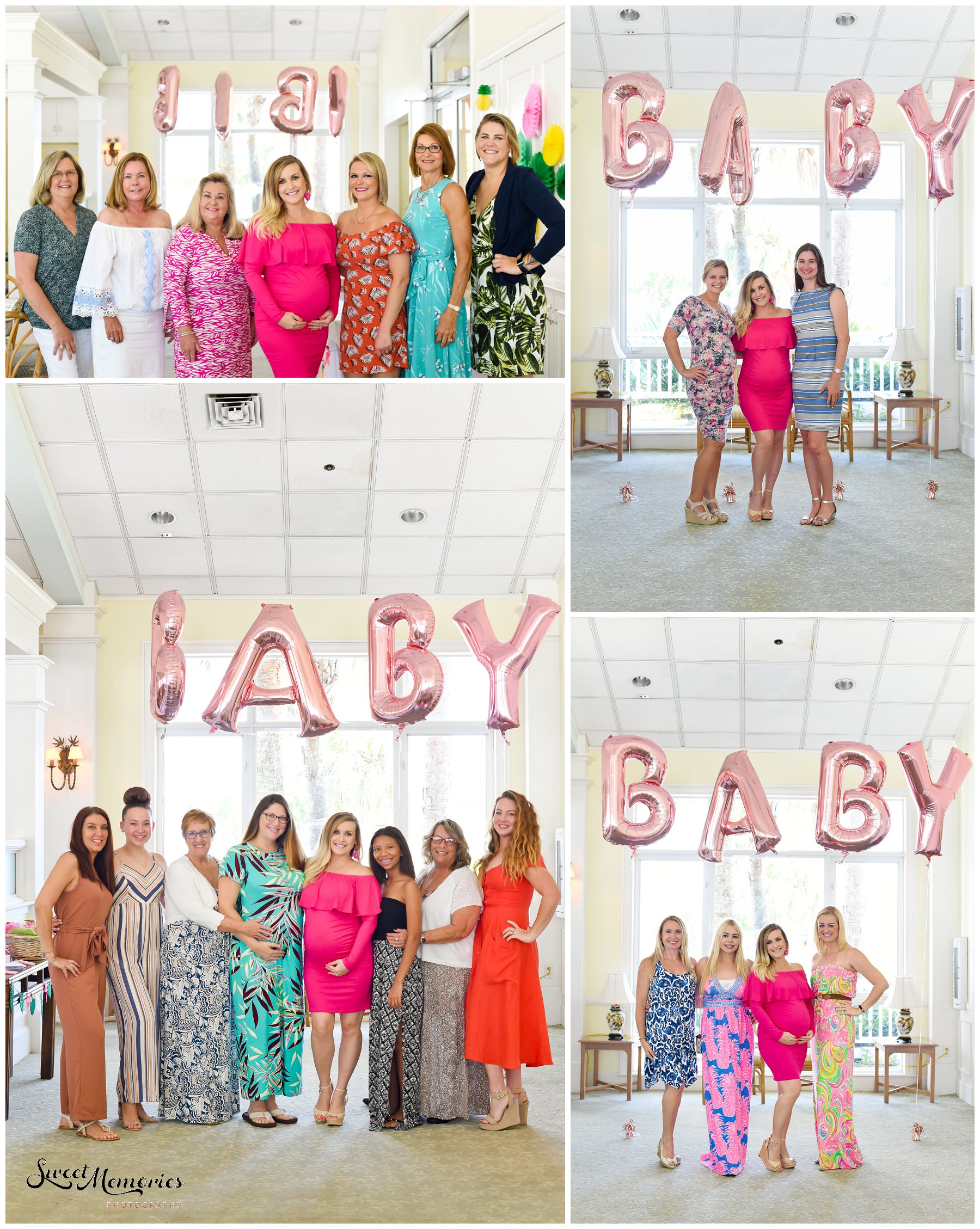 What's more fitting than a Florida-based mommy-to-be having a tropical baby shower? Decked out with flamingos, lemons, tropical colors, and plants at the Hillsboro Club, it was the perfect way to celebrate Blair and her baby, Harlow!