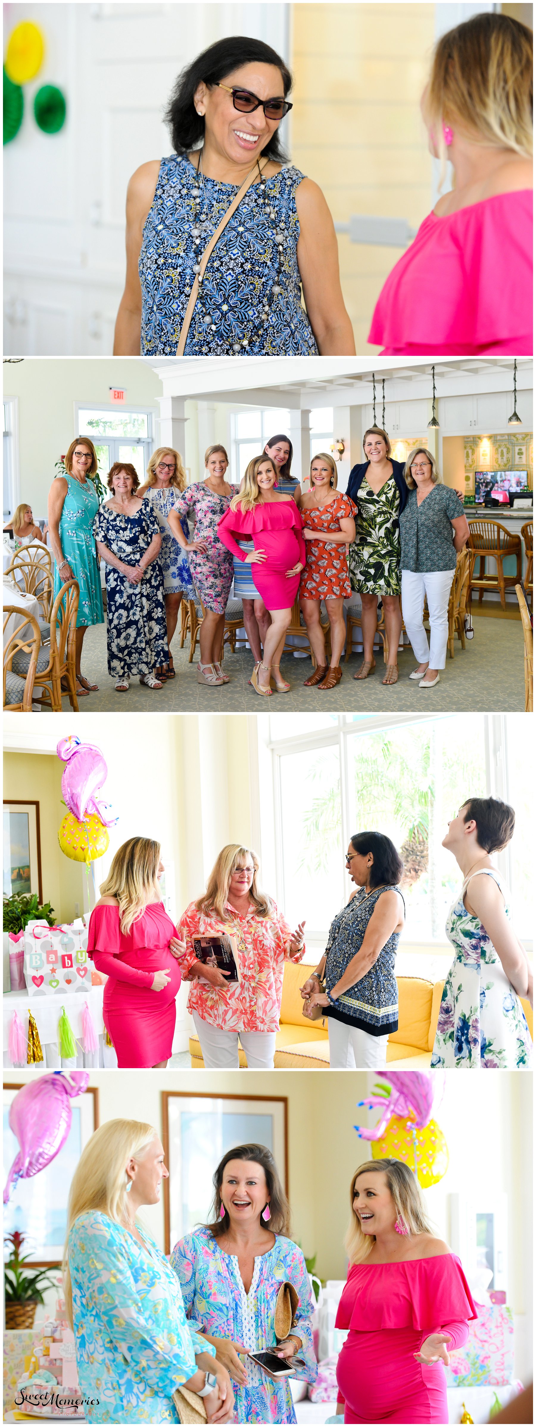 What's more fitting than a Florida-based mommy-to-be having a tropical baby shower? Decked out with flamingos, lemons, tropical colors, and plants at the Hillsboro Club, it was the perfect way to celebrate Blair and her baby, Harlow!