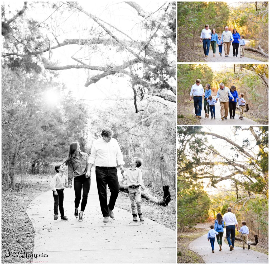 You know I love walking shots for any Austin family session!