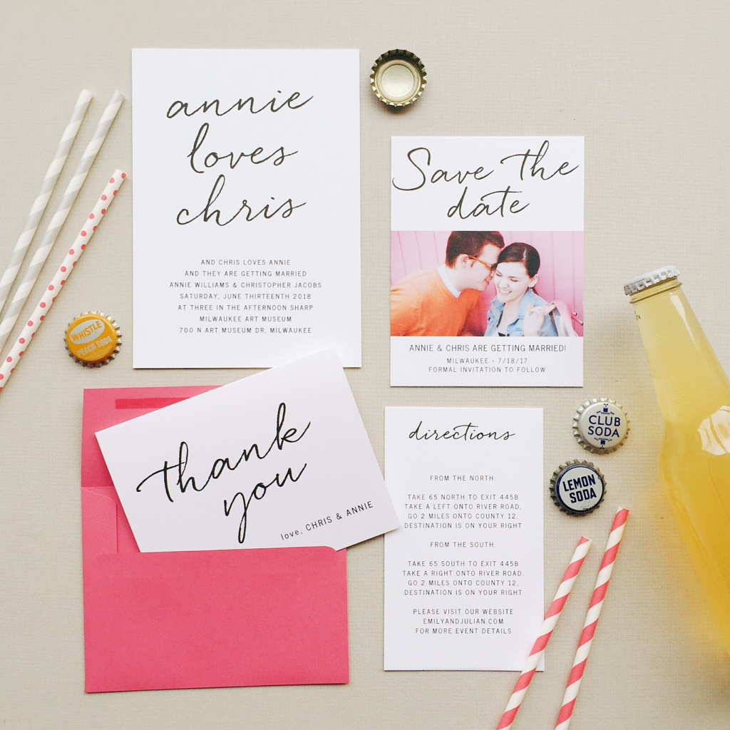 Want beautiful, great quality, and affordable stationery? Check out Basic Invite's save the date online and destination themed save the date!