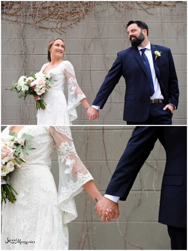 Amanda posed the bride and the groom and I got to sneak in some shots!