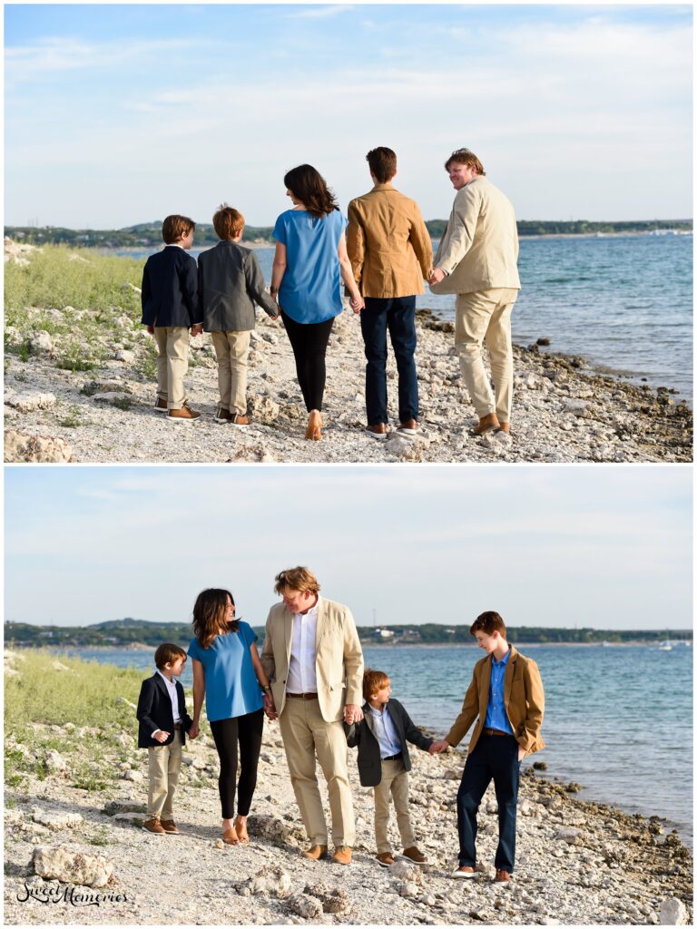 Walking along the beaches of Bob Wentz park is not an easy task but this family sure made it look easy!