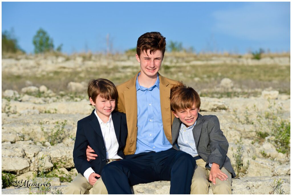 Just the boys at Bob Wentz Park.