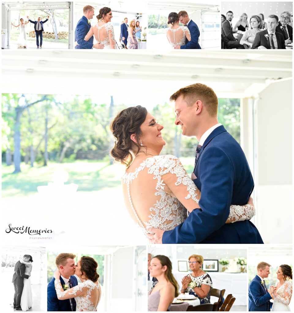 The couples' first dance