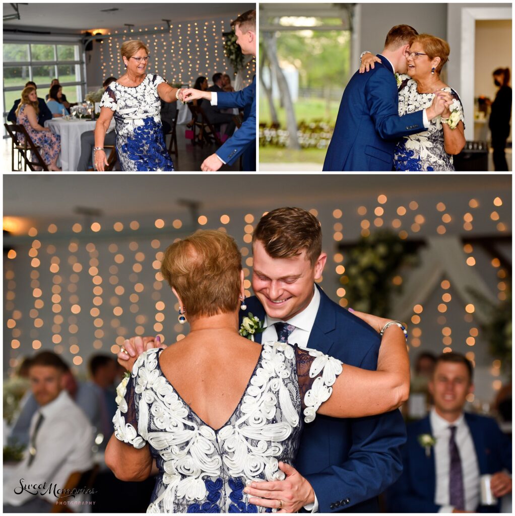 Mother-son dance.