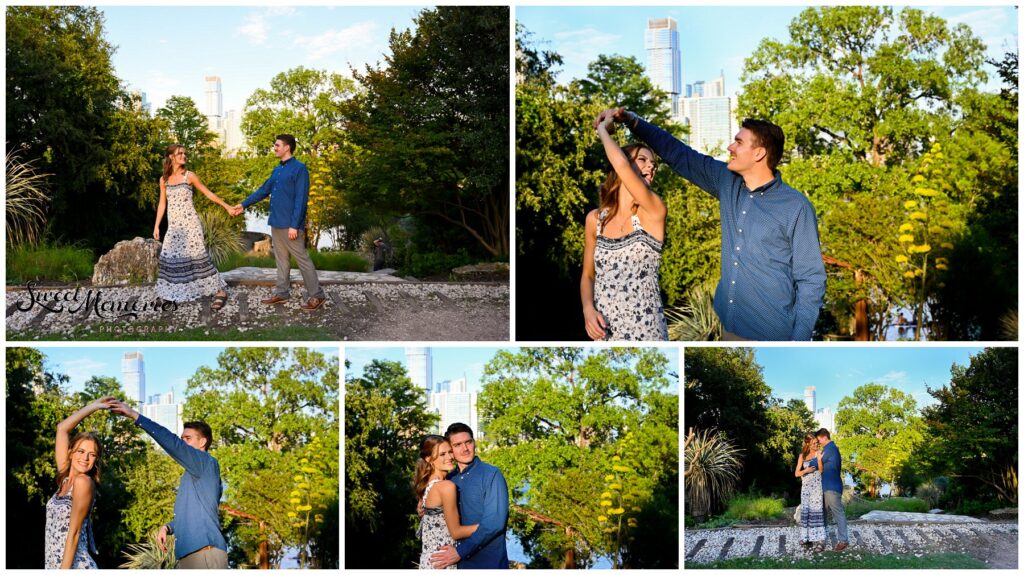 Because what's more romantic than dancing at Zilker Park?